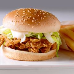 Tavuktan Burger