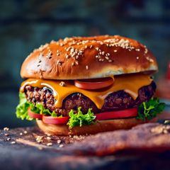 Hamburger Mr. Potatofries