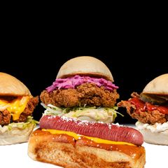 Chicken & Bamba Burger