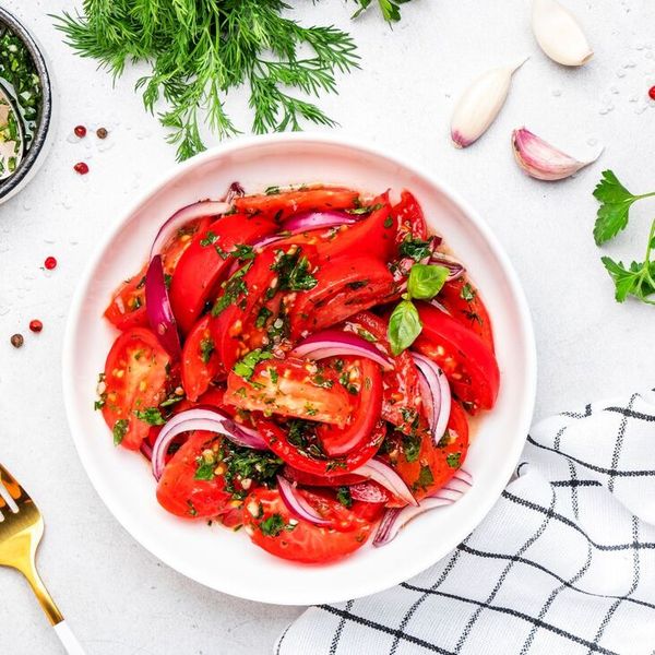 Domatesli Roka Salatası