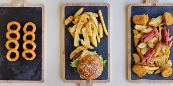 Food. Homemade Burger